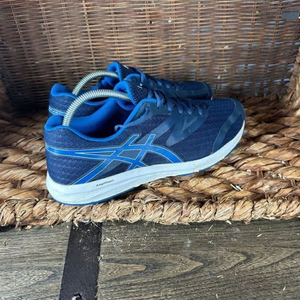 Asics Sz 10‎ Men's Blue Amplica Running Shoes Sneakers